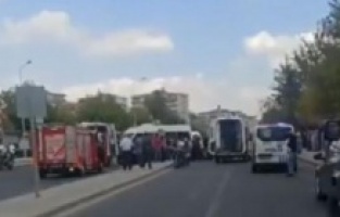 Diyarbakır'da Yunus Ekibi Kaza Yaptı.