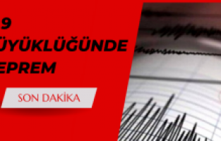 5.9 büyüklüğünde deprem oldu
