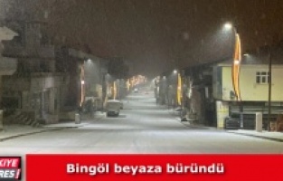 Bingöl beyaza büründü