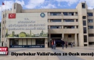 Diyarbakır Valisi’nden 10 Ocak Çalışan Gazeteciler Günü mesajı