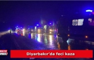 Diyarbakır'da feci kaza