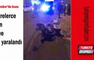 Diyarbakır’da kaza: 1 ağır yaralı