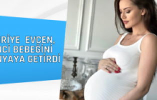 Fahriye Evcen, ikinci bebeğini dünyaya getirdi