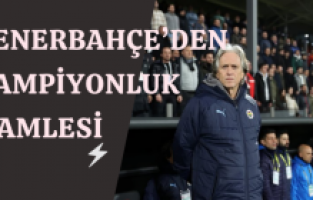 Fenerbahçe'den şampiyonluk hamlesi!