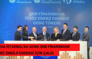 Gong QNB FİNANSBANK Temiz Enerji Endeksi için çaldı