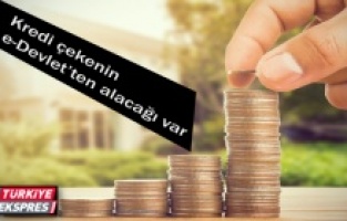 Kredi çekenin e-Devlet'ten alacağı var!