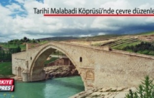 Malabadi Köprüsü’de çevre düzenlemesi