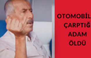Otomobilin çarptığı adam hayatını kaybetti