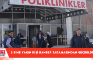 Yüksekova'da 2 bine yakın kişi kanser taramasından geçirildi