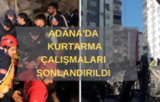 Adana’da arama kurtarma sonlandırıldı