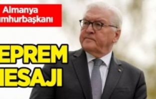 Alman Cumhurbaşkanı Steinmeier’den dayanışma mesajı