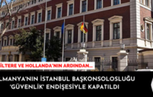 Almanya'nın İstanbul Başkonsolosluğu 'güvenlik' endişesiyle kapatıldı