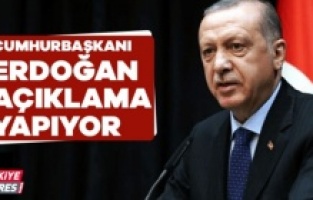 Cumhurbaşkanı Erdoğan'dan deprem açıklaması