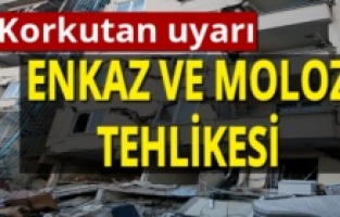 Deprem molozları için kanser uyarısı