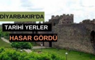 Diyarbakır'ın depremde hasar gören tarihi yapıları