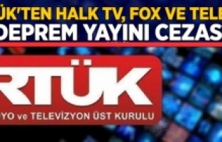 İlhan Taşçı açıkladı: RTÜK'ten Fox, Tele 1, Halk TV'ye deprem cezaları