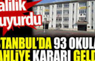İstanbul'da 93 riskli okuldaki öğrenciler güvenli okullara nakil edilecek