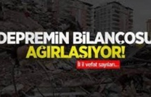 Kahramanmaraş depreminin bilançosu ağırlaşıyor!