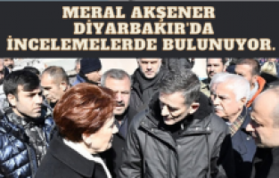 Meral Akşener Diyarbakır'da