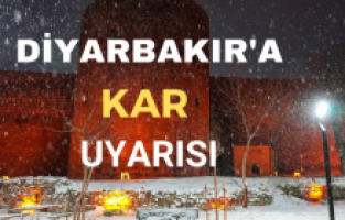 Meteorolojiden Diyarbakır için yoğun kar yağışı uyarısı