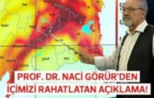 Prof. Dr. Görür’den Rahatlatan Açıklama!