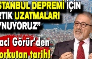 Prof. Dr. Naci Görür: İstanbul’da minimum 500 bin insan ölümle burun buruna
