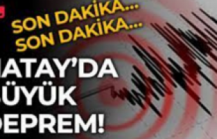 Son dakika: Hatay'da 5 büyüklüğünde deprem