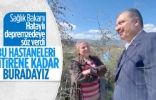 Fahrettin Koca, Defne Devlet Hastanesi'ndeki çalışmaları inceledi