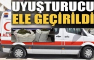 Ambulans şoförünün üzerinden uyuşturucu çıktı