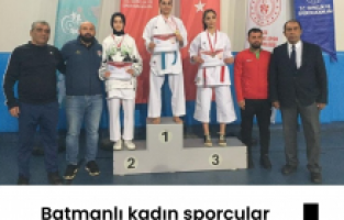 Batmanlı kadın sporcular Türkiye finalinde