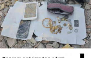 Deprem enkazından çıkan eşyalar sahiplerine teslim edildi