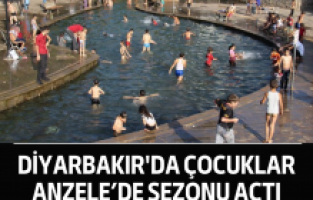 Diyarbakır'da Çocuklar Anzele’de sezonu açtı