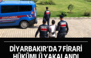 Diyarbakır’da 7 firari hükümlü yakalandı