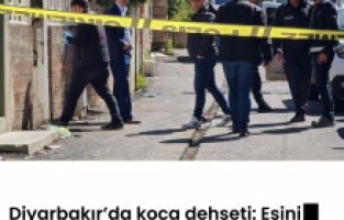 Diyarbakır’da koca dehşeti: Eşini ve akrabasını öldürdü