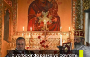 Diyarbakır’da paskalya bayramı kutlandı