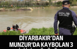 Diyarbakır’dan Munzur'da kaybolan 3 kişi için yürütülen çalışmalara destek