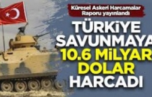 Küresel askeri harcamalar 2022'de rekor kırdı