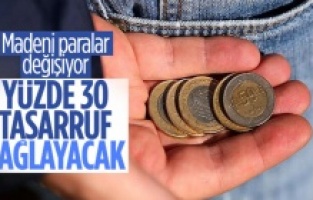 Madeni paraların boyutu küçülüyor