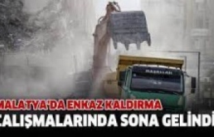 Malatya Valisi Şahin’den enkaz kaldırma çalışmalarına ilişkin açıklama