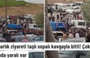 Mezarlık ziyaretinde kavga: Biri jandarma, 8 yaralı
