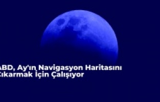 Ay'ın navigasyon haritası için çalışma yapılıyor