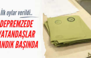 Deprem bölgeleri sandık başında