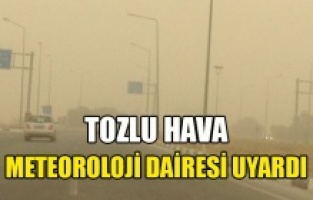 Diyarbakır'da tozlu hava uyarısı