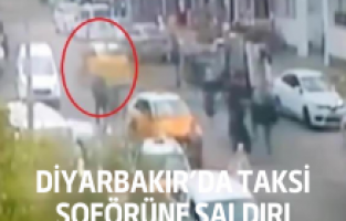 Diyarbakır’da taksi şoförüne saldırı