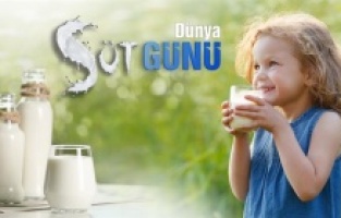 Dünya süt gününde süt ikramı