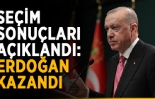 Erdoğan kazandı