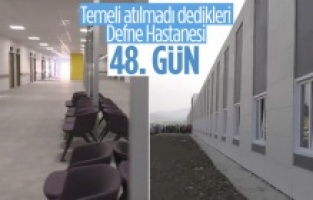 Hatay'da yapılan Defne Devlet Hastanesi'nin son hali