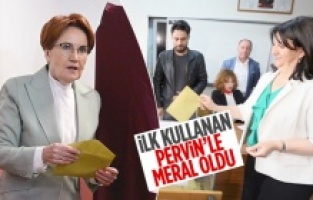 İlk oy kullanan parti liderleri Meral Akşener ve Pervin Buldan oldu