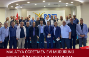 Malatya Öğretmen evi Müdürünü Murat Bilim dostları tarafından anıldı