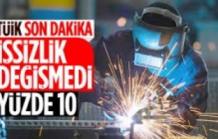 Mevsim etkisinden arındırılmış işsizlik oranı yüzde 10